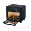 Convection Oven Black Air Fryer Oven 15L With Knob Control Manufactory